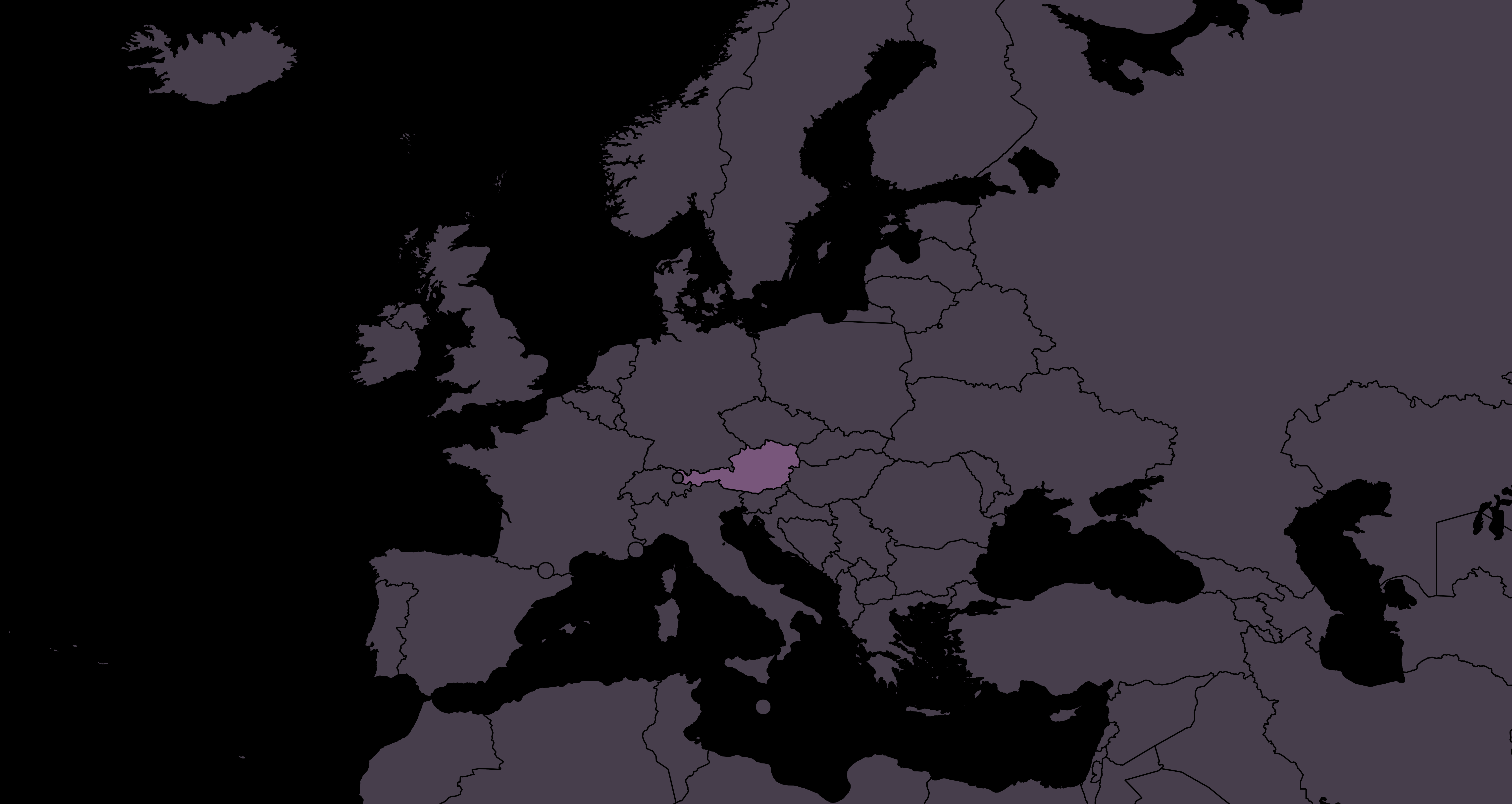 Map showing our location